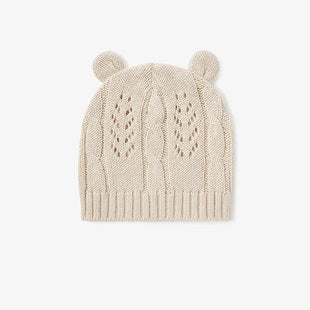 KNIT BABY HAT WITH EARS