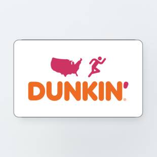 Dunkin donuts Gift Card