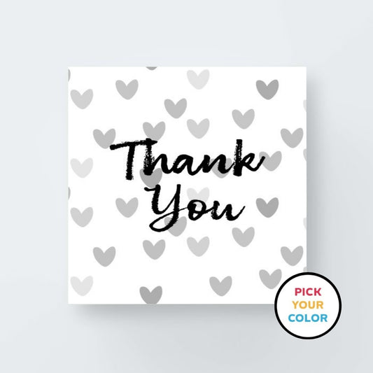 Thank You Hearts Print