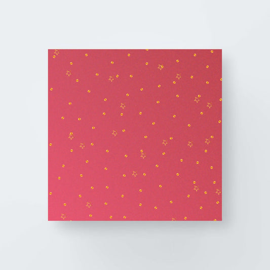 Gold Stars Confetti Print