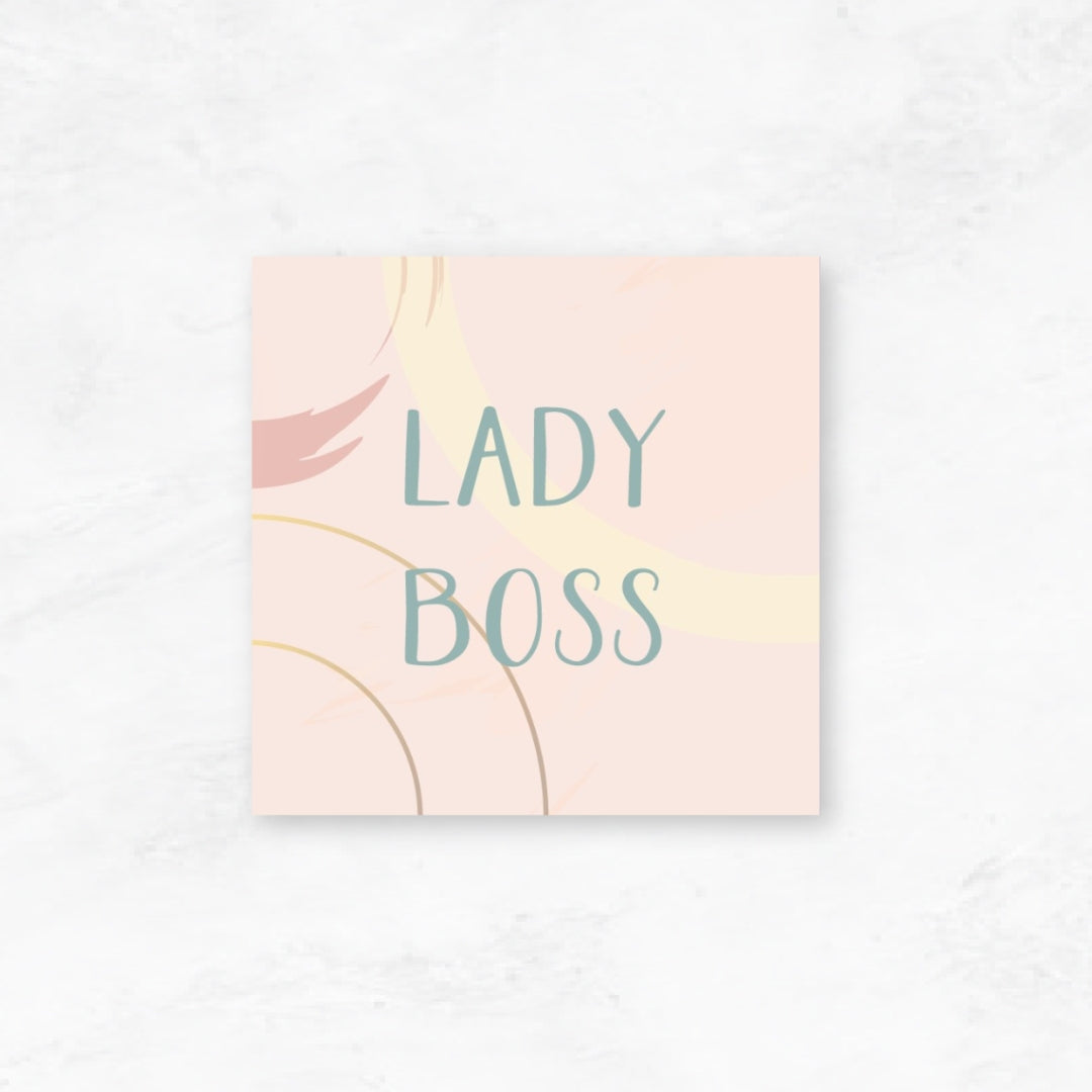 Lady Boss Print