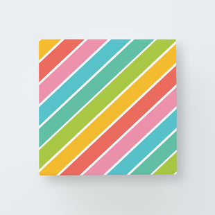 Rainbow Stripe Print