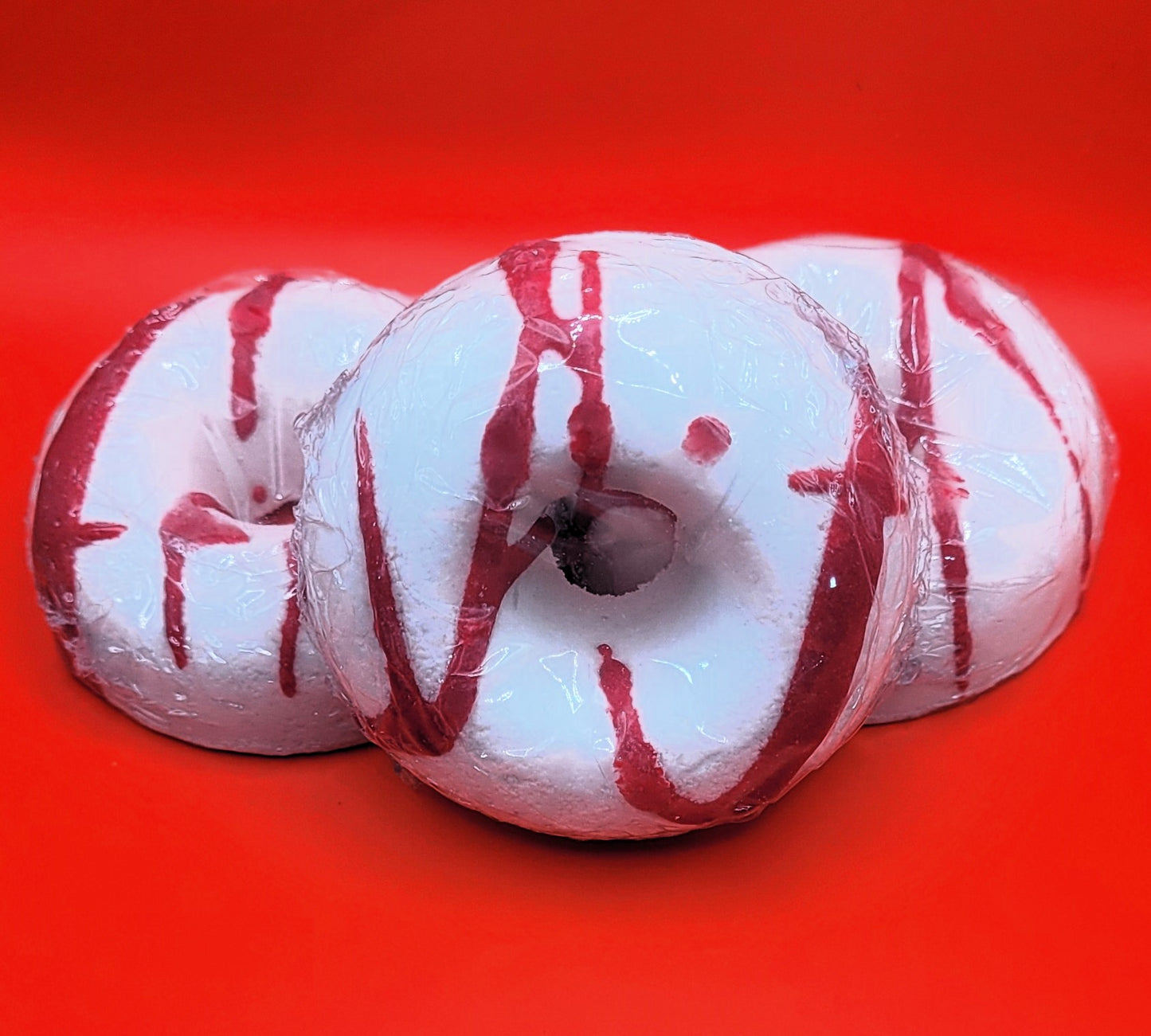 Candy Cane Bath Bomb Trio