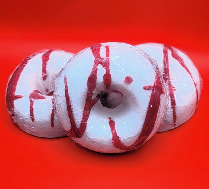 Candy Cane Bath Bomb Trio