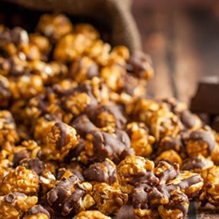 Peppermint Hot Chocolate Popcorn