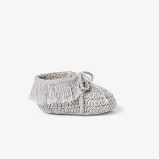 MOCCASIN BOOTIES - GRAY