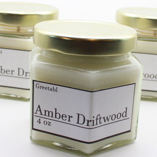 Amber Driftwood Candle