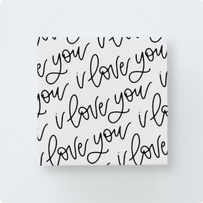 I Love You Print
