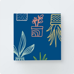 Potted Plants Paradise Print