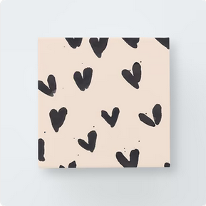 Scribble Heart Print