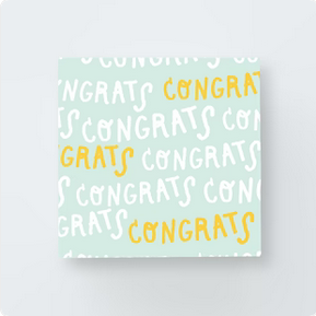 Congrats Print