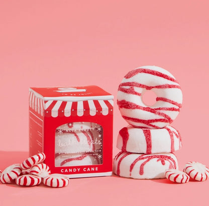 Candy Cane Bath Bomb Trio
