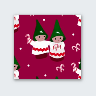 Candy Cane People Print