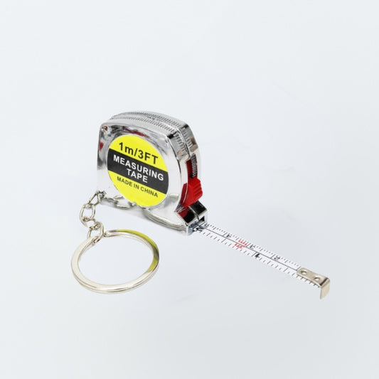 Mini Silver Self-Locking Measuring Tape