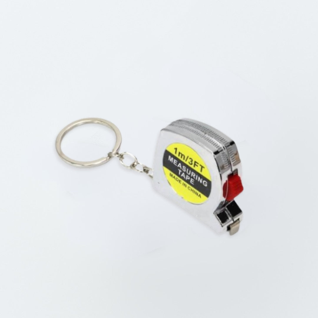 Mini Silver Self-Locking Measuring Tape