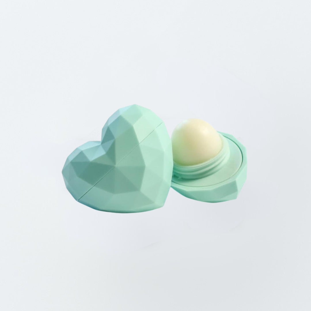 Teal Heart Lip Balm- Wildberry