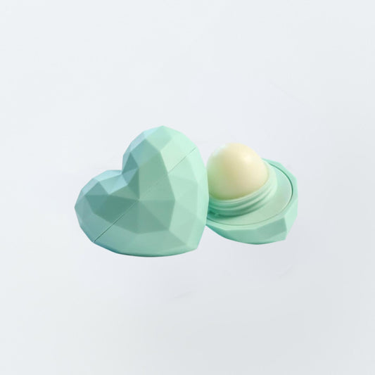 Teal Heart Lip Balm- Wildberry