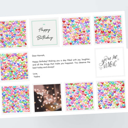 heart confetti