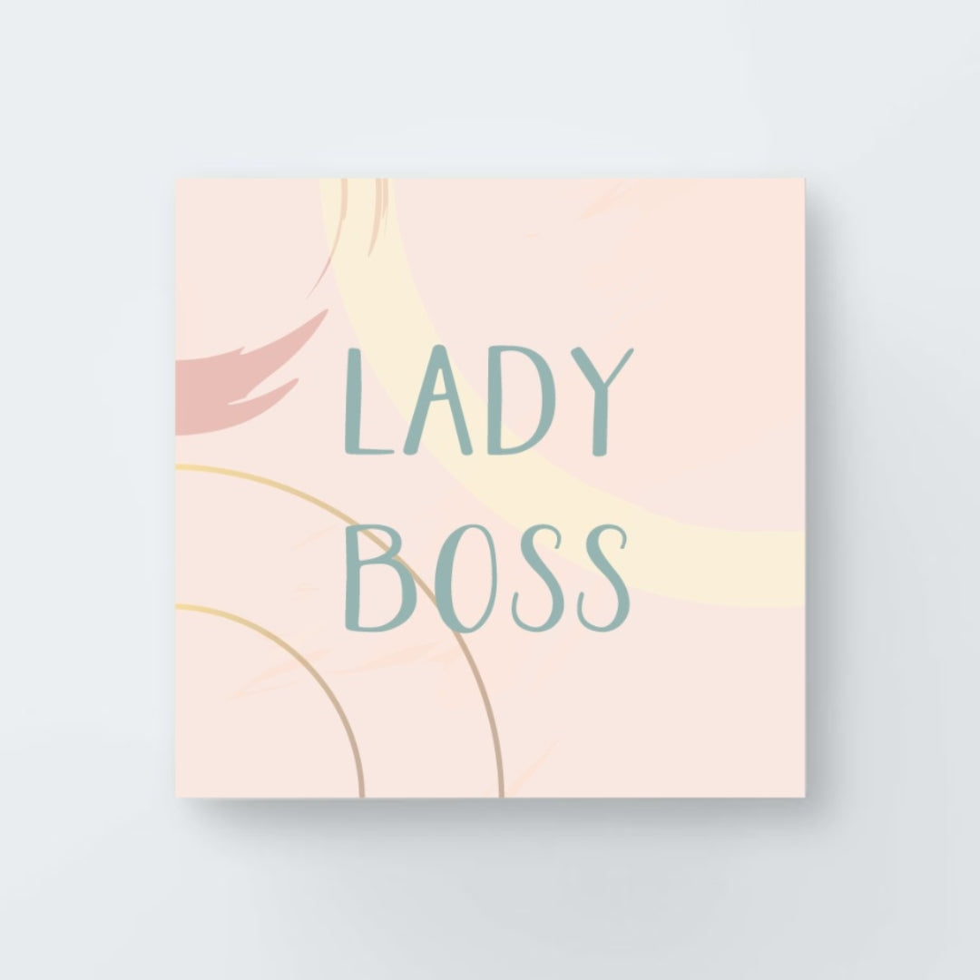 lady boss print