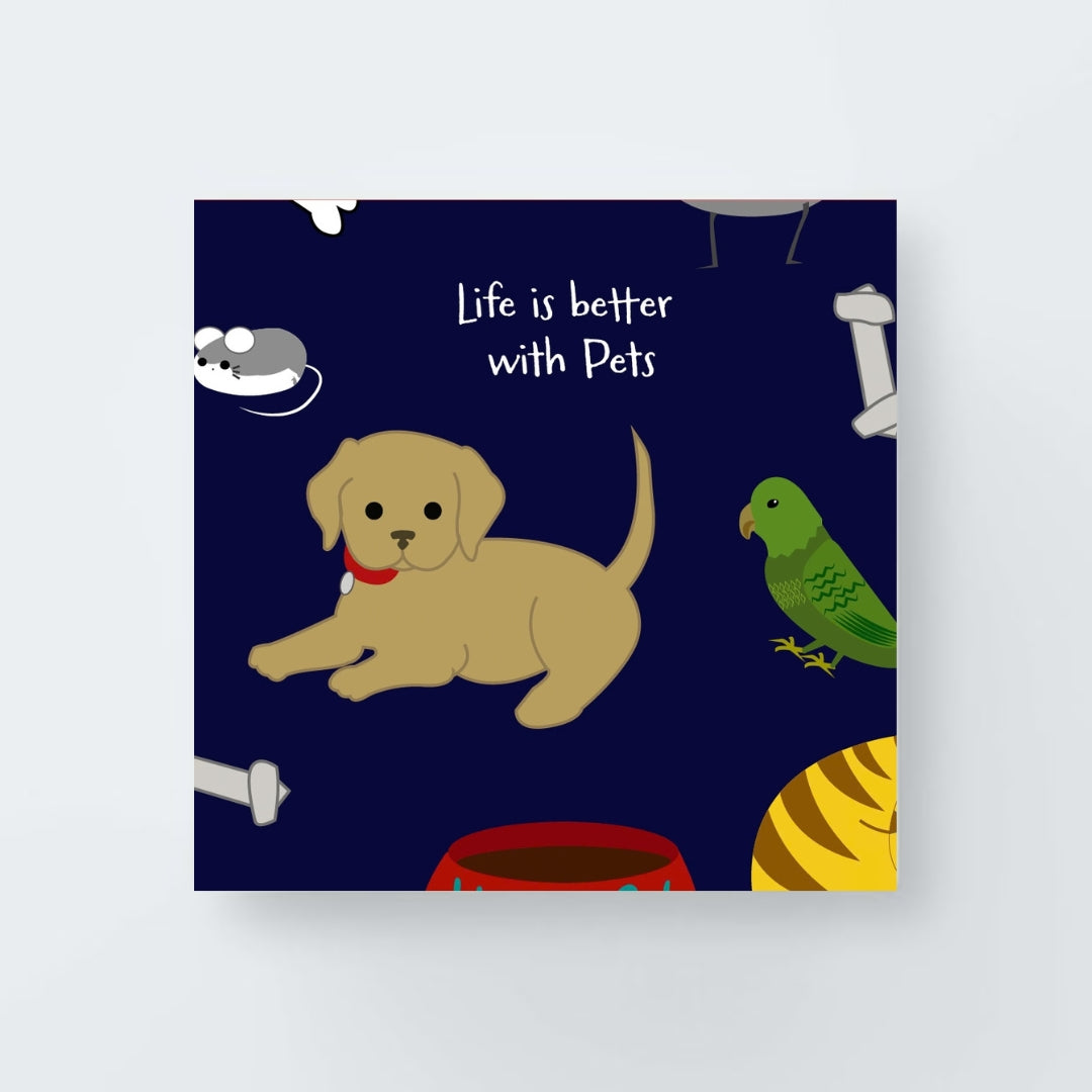 life is better with pets print