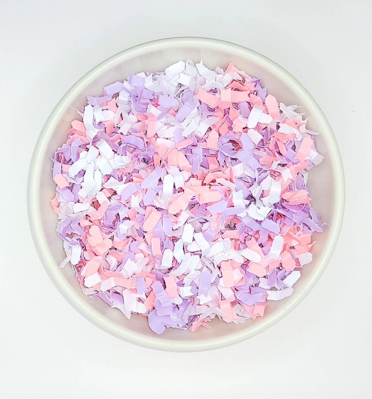 purple and pink confetti