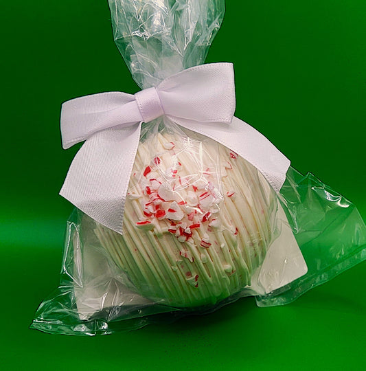 White Chocolate Peppermint Cocoa Balls